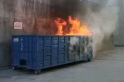 Dumpster fire Meme Template