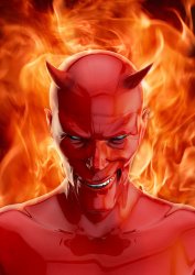 satan grins Meme Template