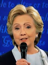Hillary with fly on face Meme Template