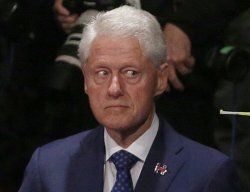 Bill Clinton Faces His Victims Meme Template