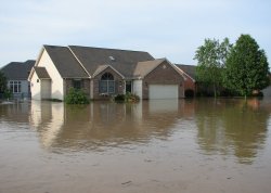 flooded house Meme Template