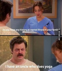 Parks and recreation illness Meme Template