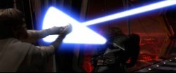 Anakin doing a duel Meme Template