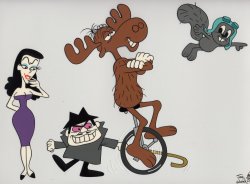 Rocky n' Bullwinkle Meme Template