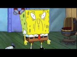 Unhappy Sponge Meme Template