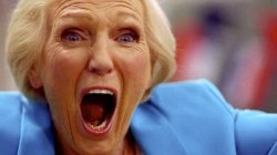 Mary Berry goes bezerk Meme Template