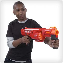 Black kid with nerf Meme Template