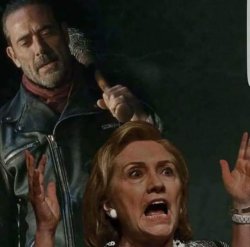 Negan/Hillary  Meme Template