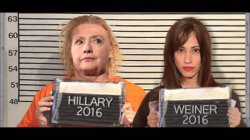 Hillary Huma in jail Meme Template