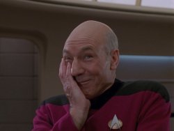 Picard Holding In A Laugh Meme Template