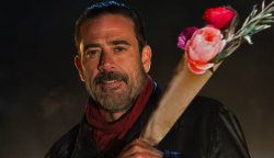 Negan Flowers Meme Template