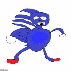 Sudden Clarity Sanic Meme Template