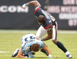 Andre Johnson Destroys Finnegan Meme Template