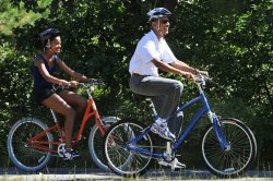 Obama Mom Jeans on Bike Meme Template