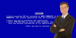 Bill Gates BSOD Meme Template