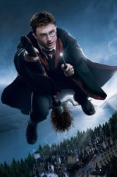 Harry Potter on Broom Meme Template