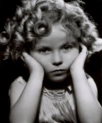 Pouty Shirley Temple Meme Template