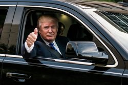 trump car thumbs Meme Template