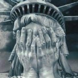 Sad Lady Liberty Meme Template