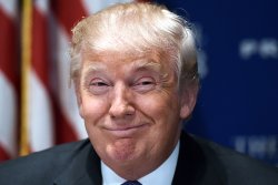 Trump smiles Meme Template