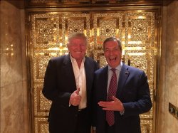 Trump and Farage Meme Template