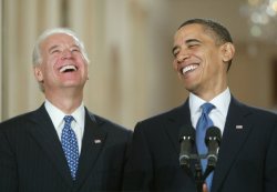 Biden Obama laugh Meme Template