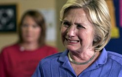 Hillary Clinton Crying Meme Template