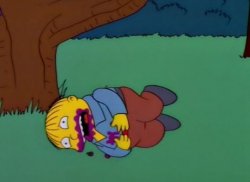 Ralph Wiggum Eats Things Meme Template