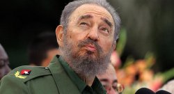 Fidel Castro mirant amunt Meme Template