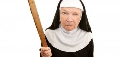 Angry Nun Meme Template