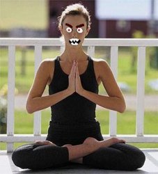 Angry yoga Meme Template