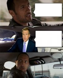 Rock Driving Brian Williams Meme Template