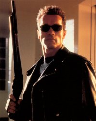 Arnold Schwarzenegger --- Terminator Meme Template