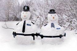 police snowmen Meme Template