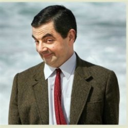 Mr Bean smile Meme Template