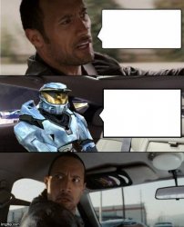 The Rock Driving ghostofchurch Meme Template