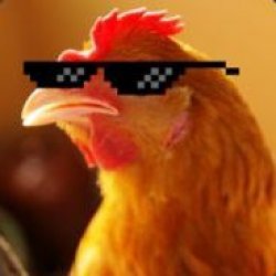 Thug Life Chicken Meme Template