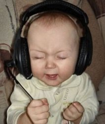 baby headphones day Meme Template