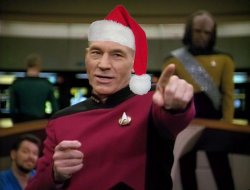 Christmas Picard Meme Template