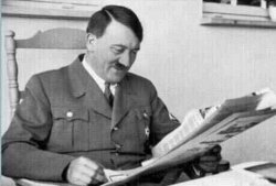 Hitler newspaper Meme Template