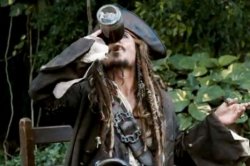 Jack Sparrow Drink me harties rum Meme Template