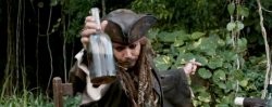 Jack Sparrow Drink me harties rum 2 Meme Template