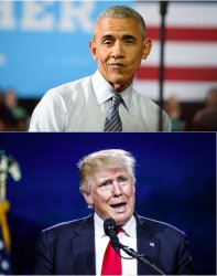 Obama Smug, Trump Huh Meme Template