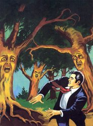 Pulp Art talking trees of Oz Meme Template