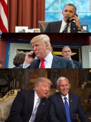 Trump Pence Obama  Meme Template