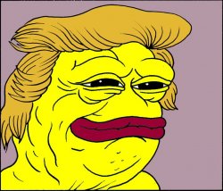 Golden Shower Pepe Meme Template