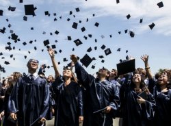 graduation cap toss Meme Template