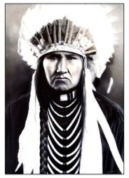 Native chief Meme Template