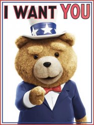 I want you - Ted Meme Template
