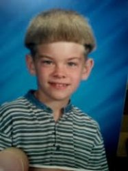 White Boy with Bowl haircut Meme Template